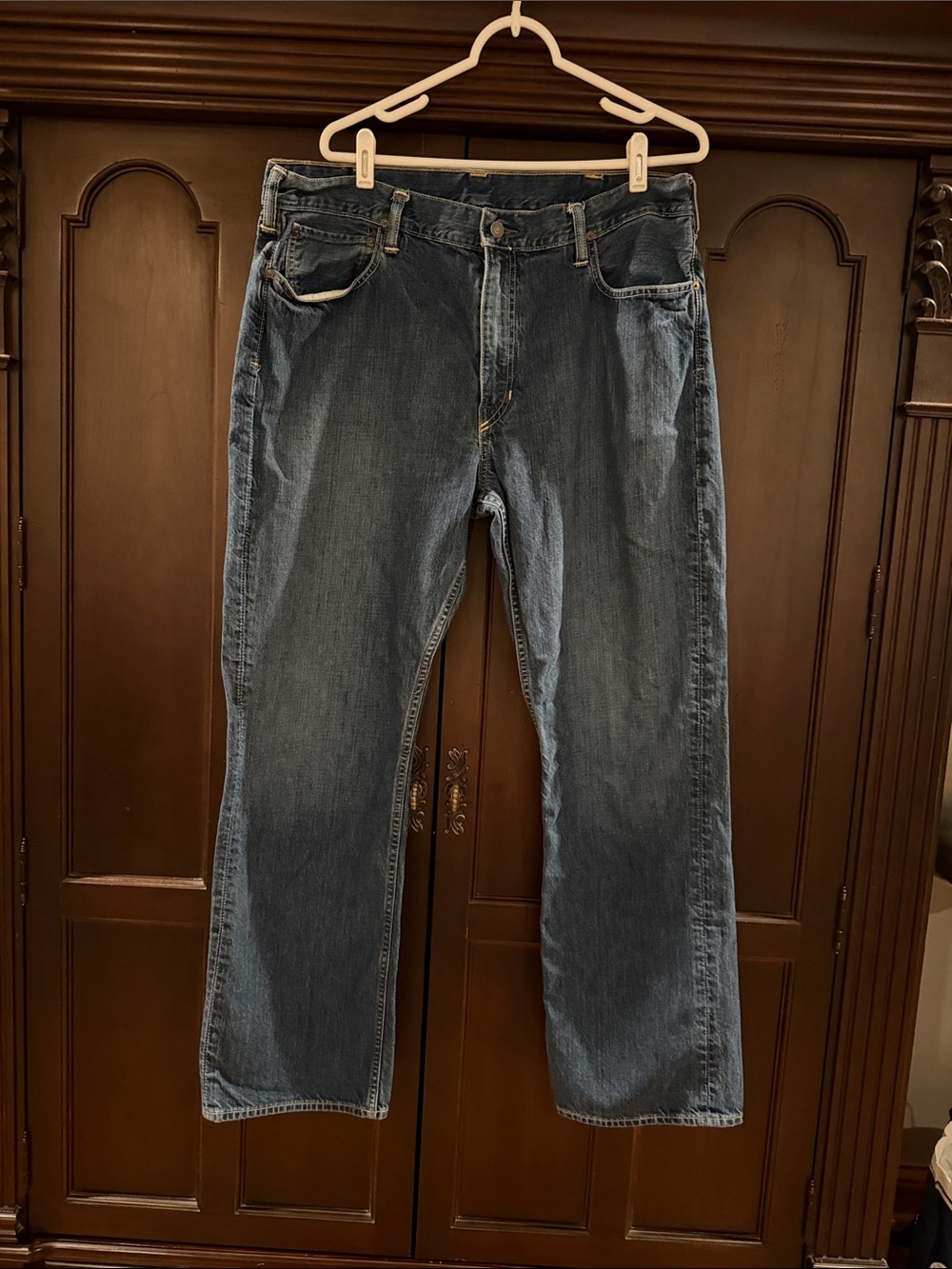 Polo by Ralph Lauren Men's Dark Blue Relaxed Jeans